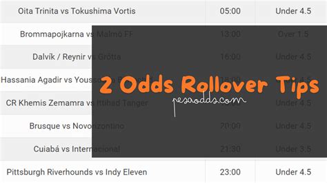 2 odds rollover
